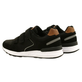 American Club AA15/22 Scarpe sportive con velcro nere nero 5