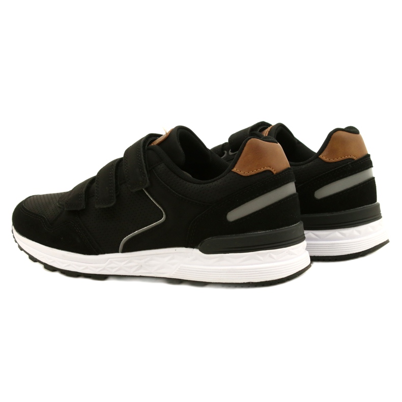 American Club AA15/22 Scarpe sportive con velcro nere nero 5