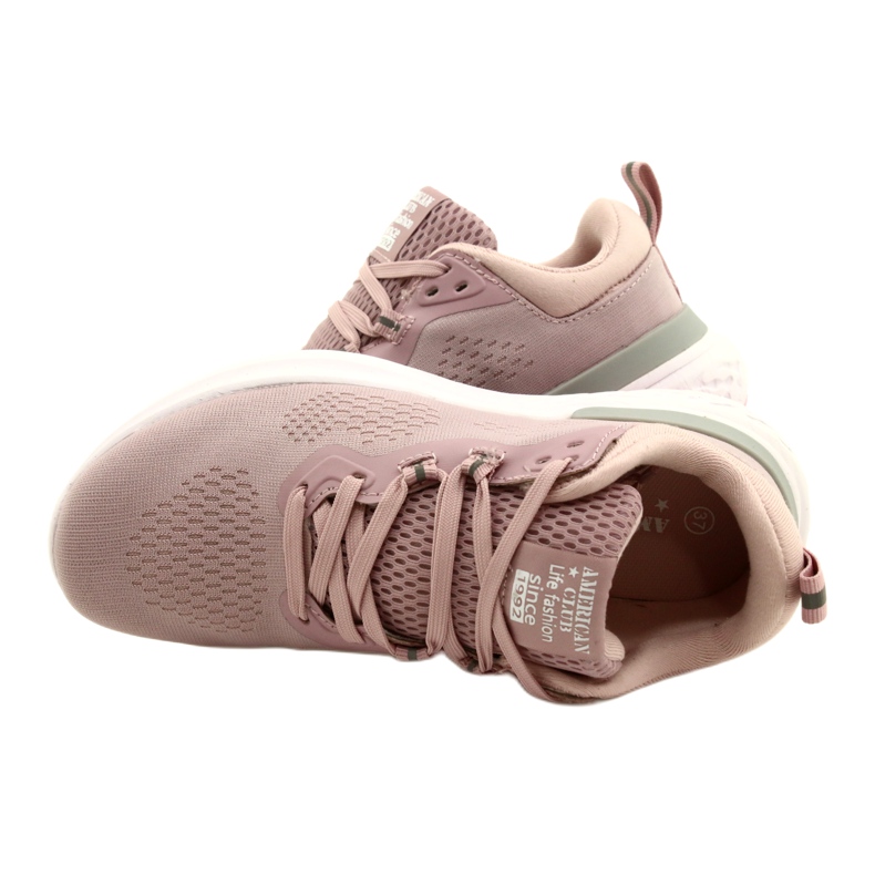 American Club Club americano femminile rosa WT102/22 Scarpe sportive 4