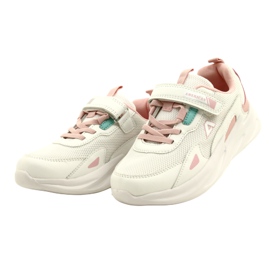 Scarpe sportive bianche American Club AA22/22 alla moda bianca 2