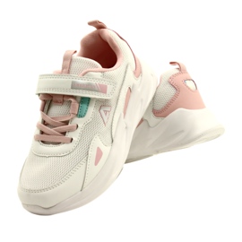 Scarpe sportive bianche American Club AA22/22 alla moda bianca 4
