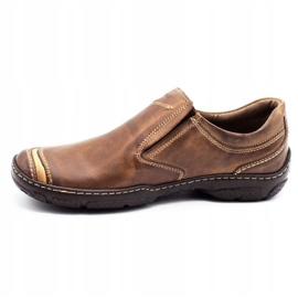 Joker Mocassini da uomo in pelle 213 marrone 1