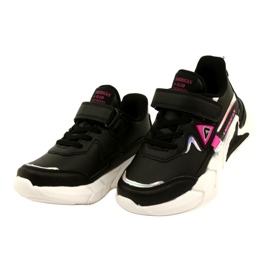 American Club Scarpe sportive in velcro con ologramma AA24/22 nero 2