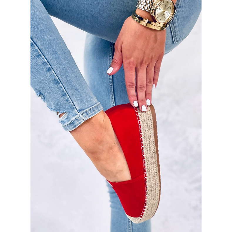 Espadrillas da donna Pilar Red rosso 2