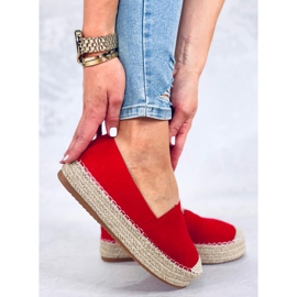 Espadrillas da donna Pilar Red rosso 1