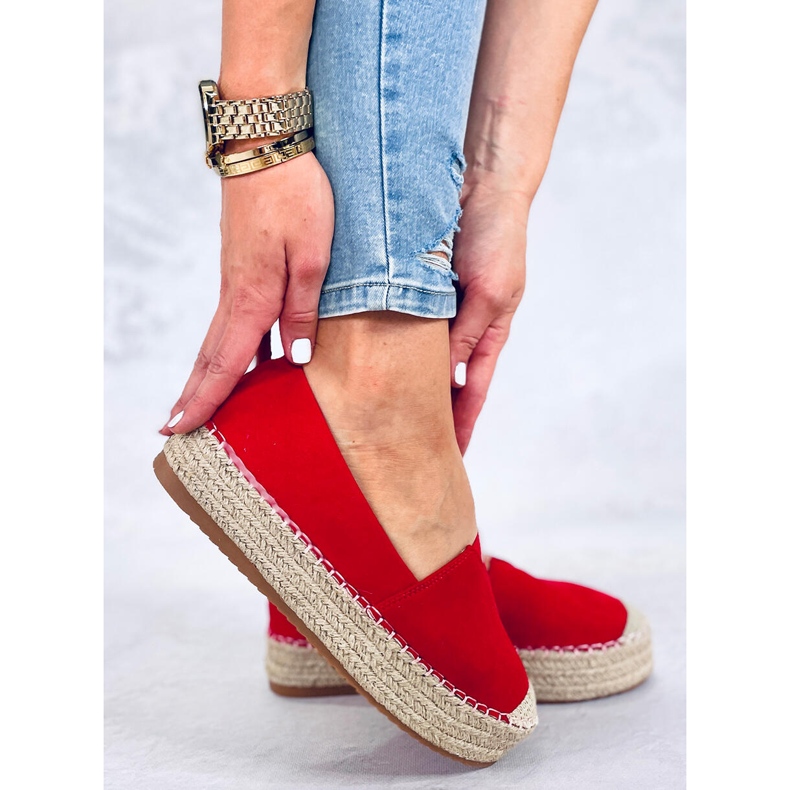 Espadrillas da donna Pilar Red rosso 1