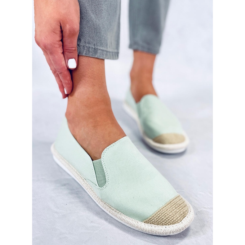 Espadrillas da donna Alba Green verde 1