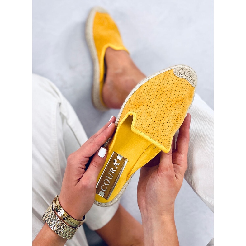 Ciabatte da donna Carmen Yellow espadrillas giallo 1
