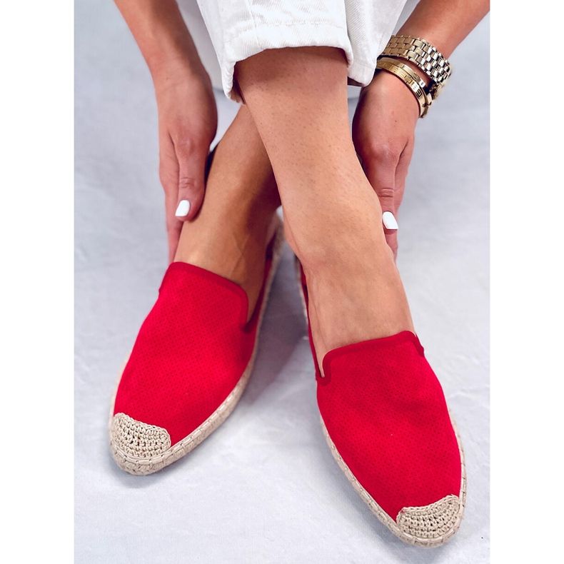 Espadrillas da donna Carmen Red rosso 2