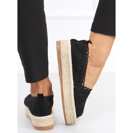 Espadrillas Alice in pizzo nero 2