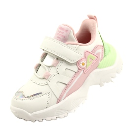American Club Velcro con ologramma AA25/22 Bianco bianca 3