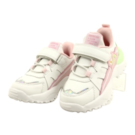 American Club Velcro con ologramma AA25/22 Bianco 2