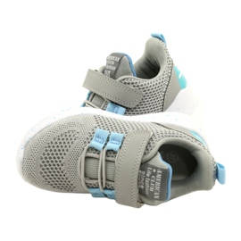Scarpe sportive con velcro American Club RD13/22 Grigie grigio 4
