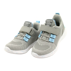 Scarpe sportive con velcro American Club RD13/22 Grigie grigio 2