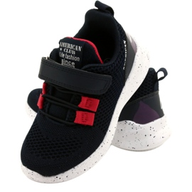 American Club RD13/22 Scarpe sportive con velcro, blu navy 5