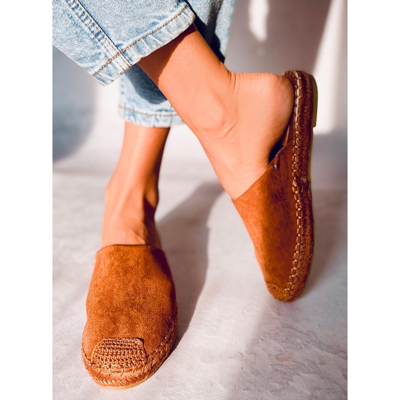Espadrillas full color Marina Camel marrone 1