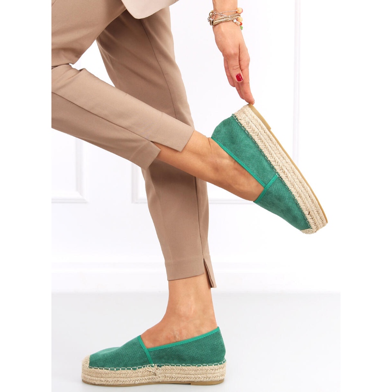 Espadrillas da donna Zeca Green verde 2