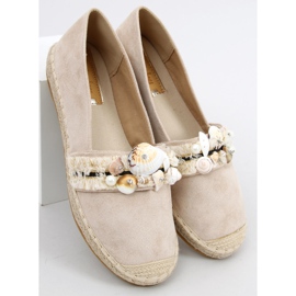 Espadrillas Lola Beige con conchiglie 1