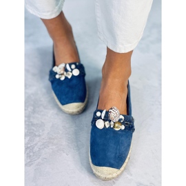 Lola Espadrillas blu con conchiglie 2