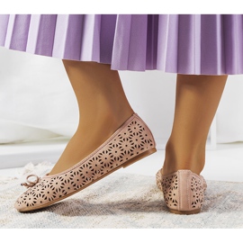 Ballerine Betta rosa traforate 1