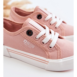 Sneakers basse da bambino Big Star JJ374171 Rosa 2