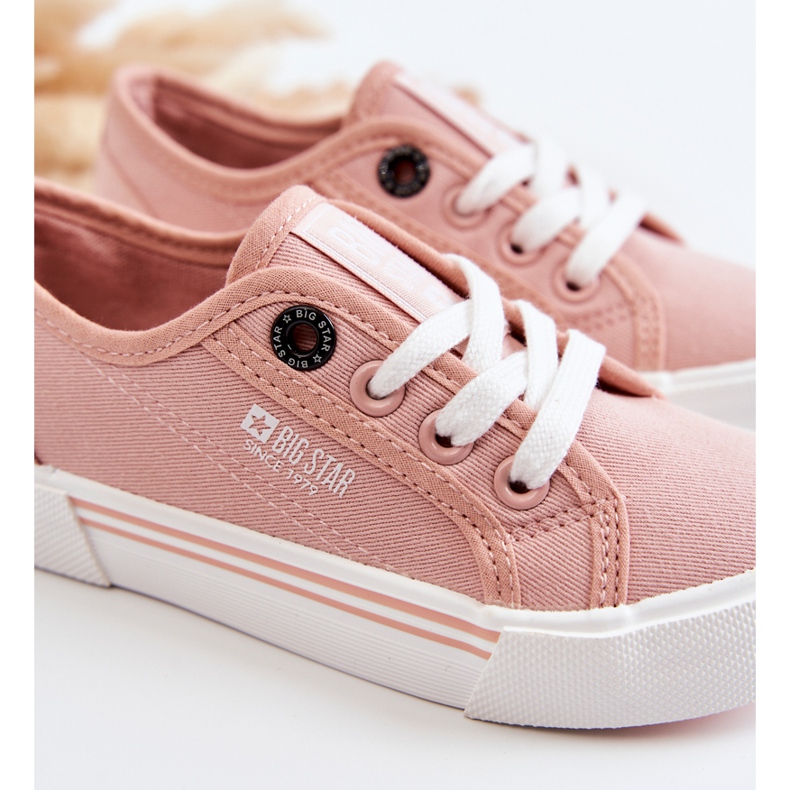 Sneakers basse da bambino Big Star JJ374171 Rosa 2