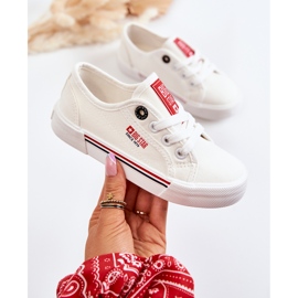 Sneakers basse da bambino Big Star JJ374170 Bianche bianca 1