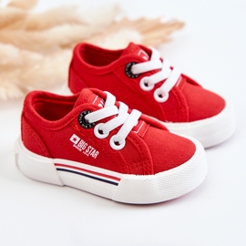 Sneakers basse da bambino Big Star JJ374162 Rosse rosso 2