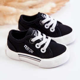 Sneakers basse da bambino nere Big Star JJ374164 nero 1