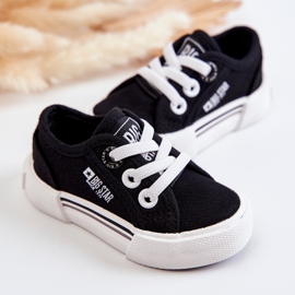 Sneakers basse da bambino nere Big Star JJ374164 nero 2