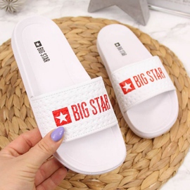 Ciabatte sportive Big Star GG374803 bianche bianco 1