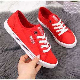 Sneakers basse in tessuto Big Star W HH274061 rosse rosso 1