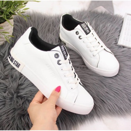 Sneakers basse con ecopelle Big Star W II274031 bianca 1