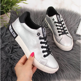 Sneakers basse con ecopelle Big Star W II274034 silver argento 1
