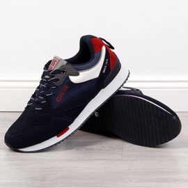 Scarpe sportive in pelle Big Star M II174190 blu navy 1