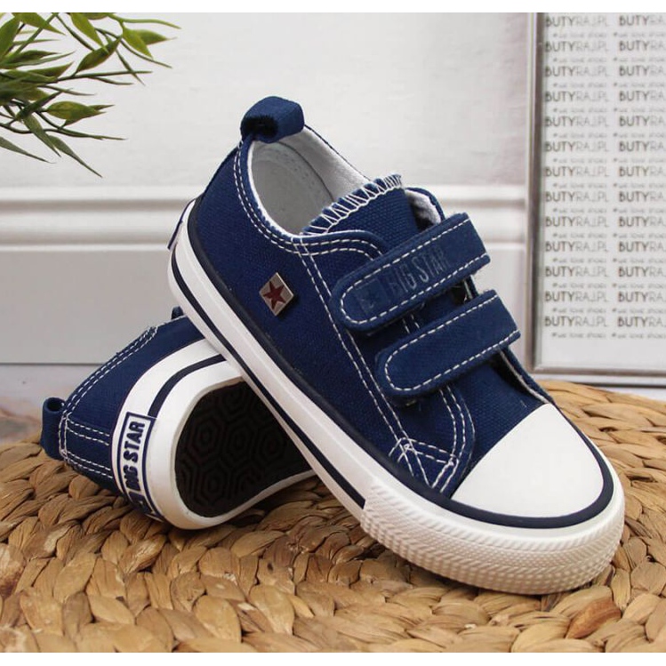 Sneakers con velcro Big Star Jr HH374097 blu navy 2