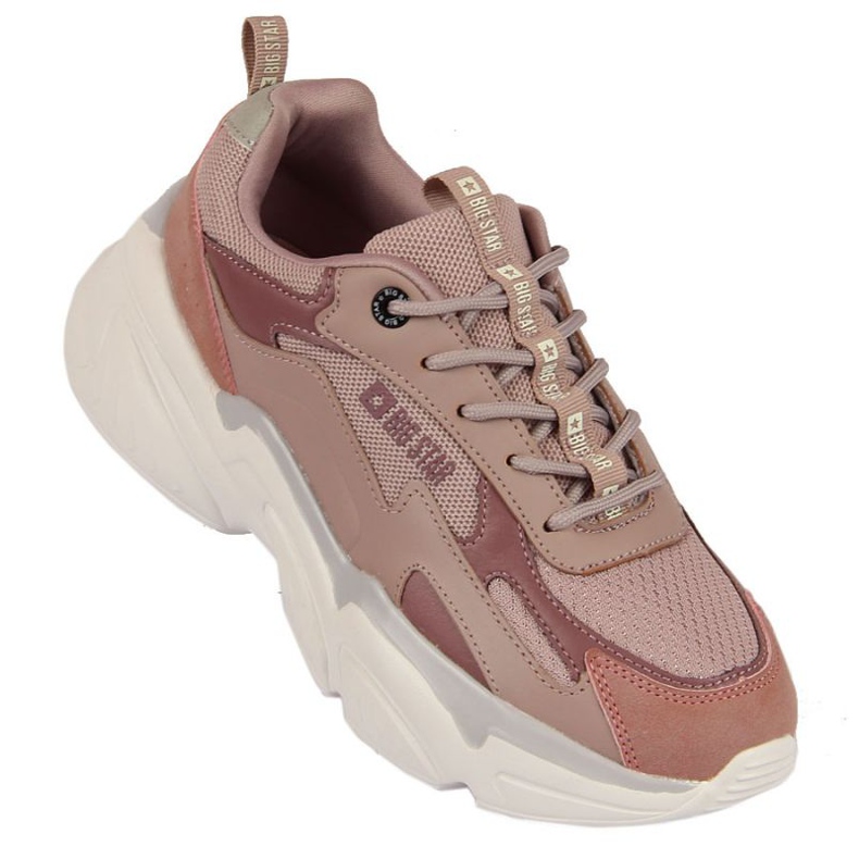 Scarpe sportive sulla piattaforma Big Star W HH274258 rosa multicolore 1