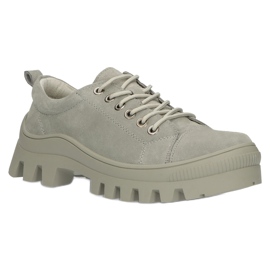 Sneakers in Pelle Scamosciata Filippo DP3522/22 GR Grigio 1