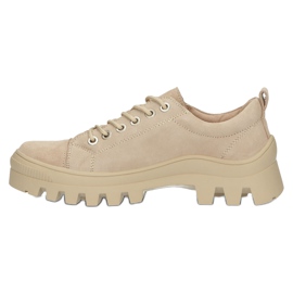 Sneakers in Pelle Scamosciata Filippo DP3522/22 BE Beige 2