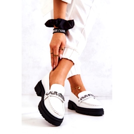 La.Fi Scarpe da donna eco-lente inserto in pelle bianca bianco 3