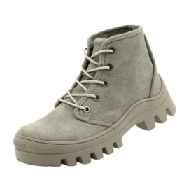Sneakers Alte in Pelle Filippo DPT3523/22 GR Grigie grigio 3