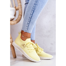 Scarpe sportive da donna GOE JJ2N4150 Giallo 1