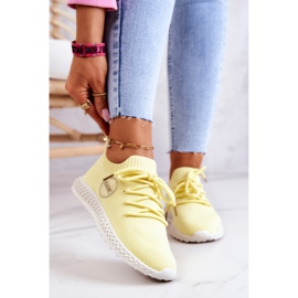 Scarpe sportive da donna GOE JJ2N4150 Giallo 2