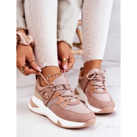 Vinceza Scarpe Sportive Sneakers Dirty Róż Imperio rosa 1