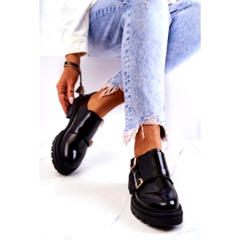 PL5 Scarpe In Pelle Con Fibbia La.Fi Nero Leonie 4