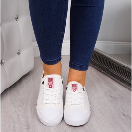 Sneakers in tessuto Big Star W FF274087 bianche bianco 2