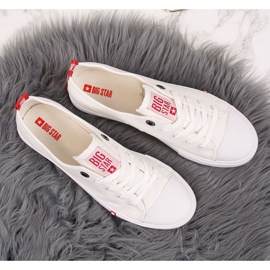 Sneakers in tessuto Big Star W FF274087 bianche bianco 5