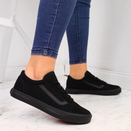 Sneakers nere Atletico W ATC264D in tessuto nero 2
