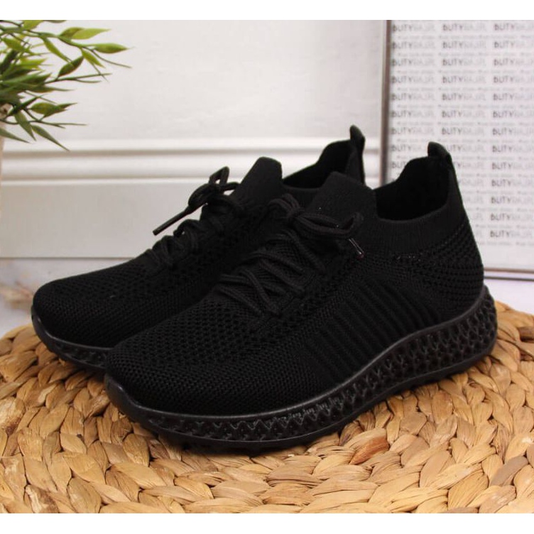 Scarpe sportive in tessuto News Jr EVE338A nero 2
