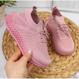 Scarpe sportive in tessuto News Jr EVE338B rosa 1